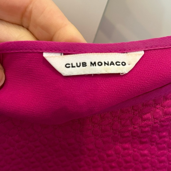 Pink/magenta Club Monaco shift dress S - Picture 3 of 5